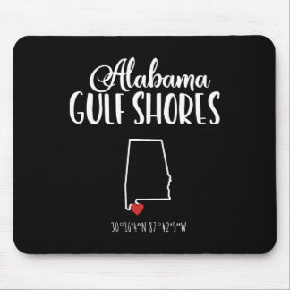 Gulf Shores Alabyma Vacation Destination Mouse Mat