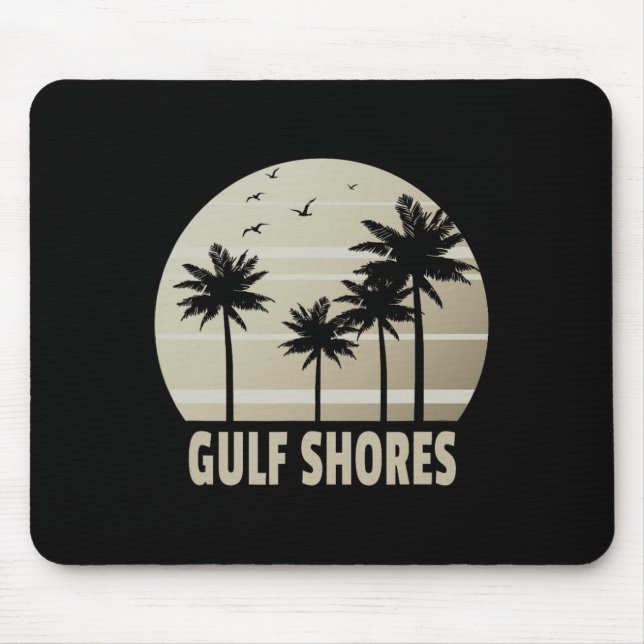 Gulf Shores Alama Vacation Souvenir  Mouse Mat (Front)