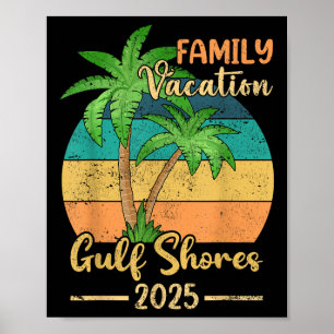 Gulf Shores Beach Alabama Family Vacation 2025 Sum Poster