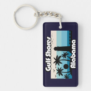 Gulf Shores Beach Alabama Key Ring