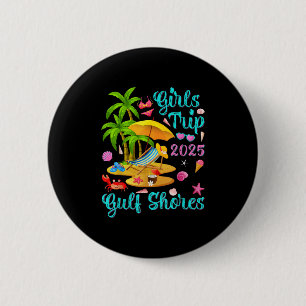 Gulf Shores Beach Alabama Summer Vacation Girls Tr 6 Cm Round Badge