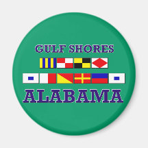 Gulf Shores Flags Magnet