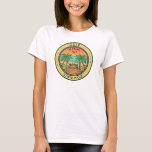Gulf State Park Alabama Circle Badge T-Shirt