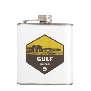 Gulf State Park, Alabama Hip Flask