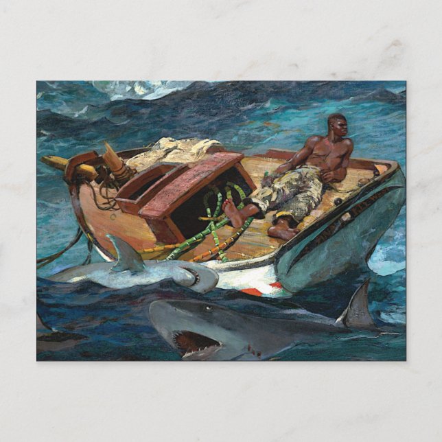 Gulf Stream Painting by Winslow Homer Postcard (Front)