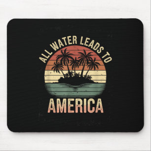 Gulf Usa America Humourous Trump Patriotic 2025 Mouse Mat