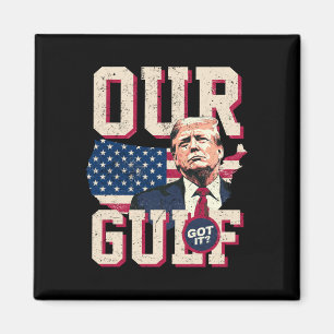 Gulf Usa Trump America Pride Long Sleeve Magnet