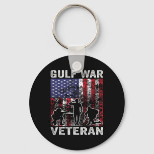 Gulf Veteran Military Gulf War Veteran Usa Key Ring