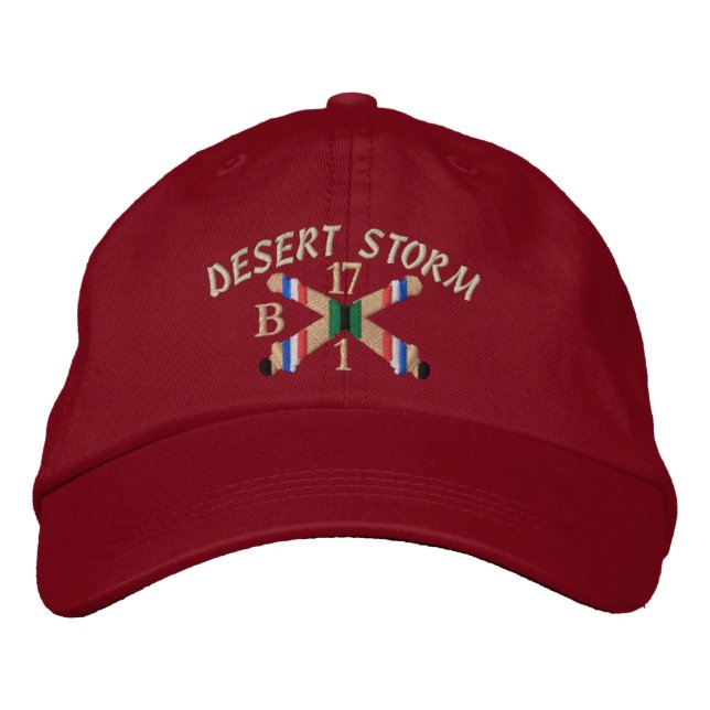 Gulf War Artillery Crossed Cannon Hat (Front)