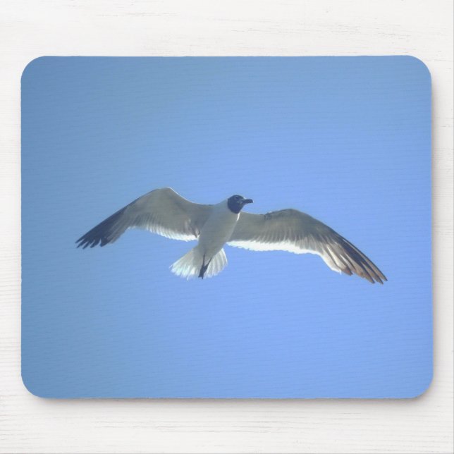 Gull in Flight Mousepad (Front)