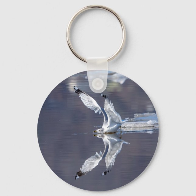Gull Reflections Key Ring (Front)