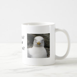 Gull with attitude coffee mug