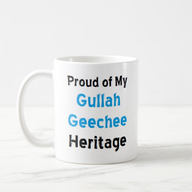 gullah geechee heritage coffee mug (Left)