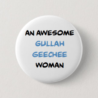 gullah geechee woman, awesome coffee mug 6 cm round badge