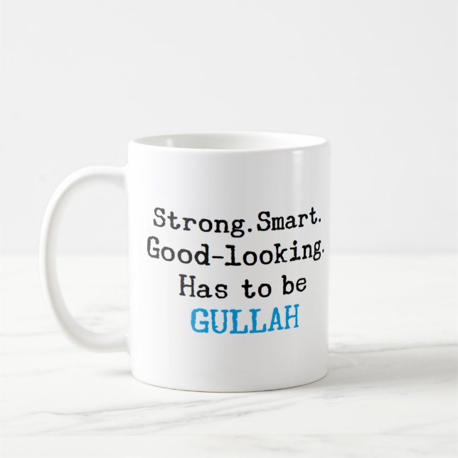 gullah strong coffee mug (Left)