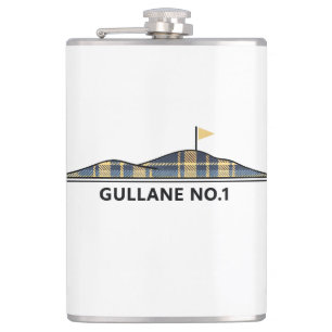 Gullane Golf Scottish Golfing Gift Tartan Hip Flask