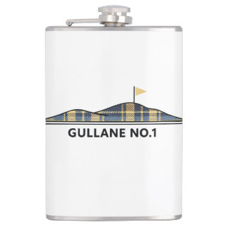 Gullane Golf Scottish Golfing Gift Tartan Hip Flask