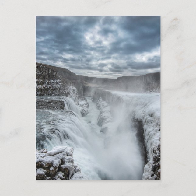 Gullfoss Waterfall, Iceland Postcard (Front)