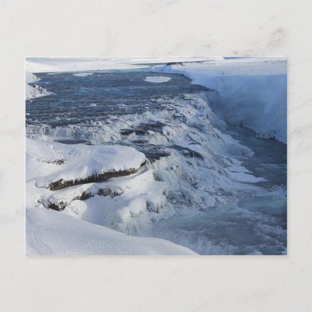 Gullfoss waterfall postcard (Front)