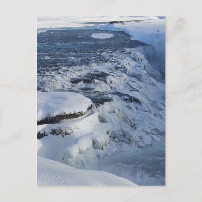 Gullfoss waterfall postcard (Front)