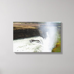 Gullfoss waterfall - Southwest Iceland Canvas Print