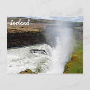 Gullfoss waterfall - Southwest Iceland Postcard