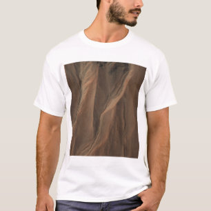 Gullies at the Edge of Hale Crater, Mars T-Shirt