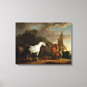Gulliver Taking his Final Leave of the Land of the Canvas Print