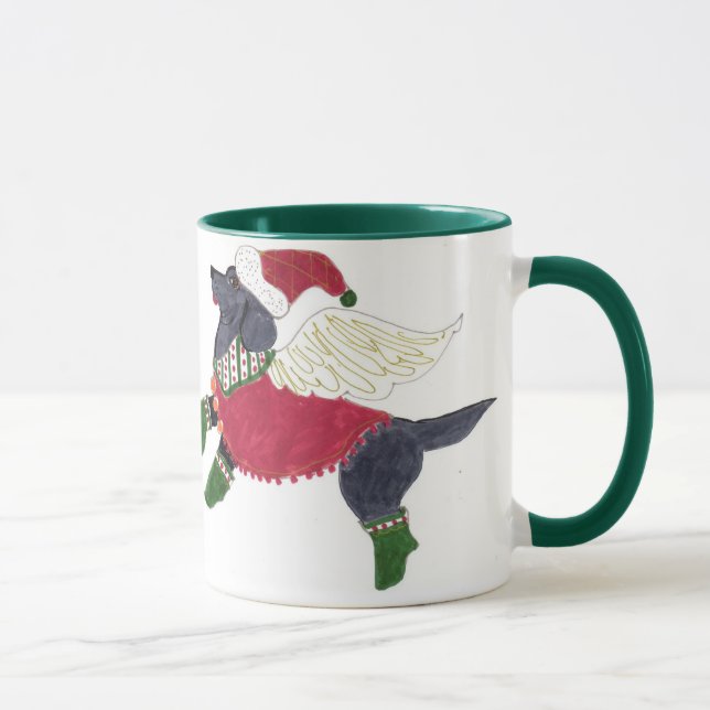 Gulliver's Angels Black Labrador Mug (Right)