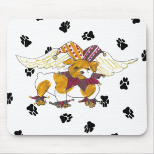 Gulliver's Angels Bulldog Mousepad