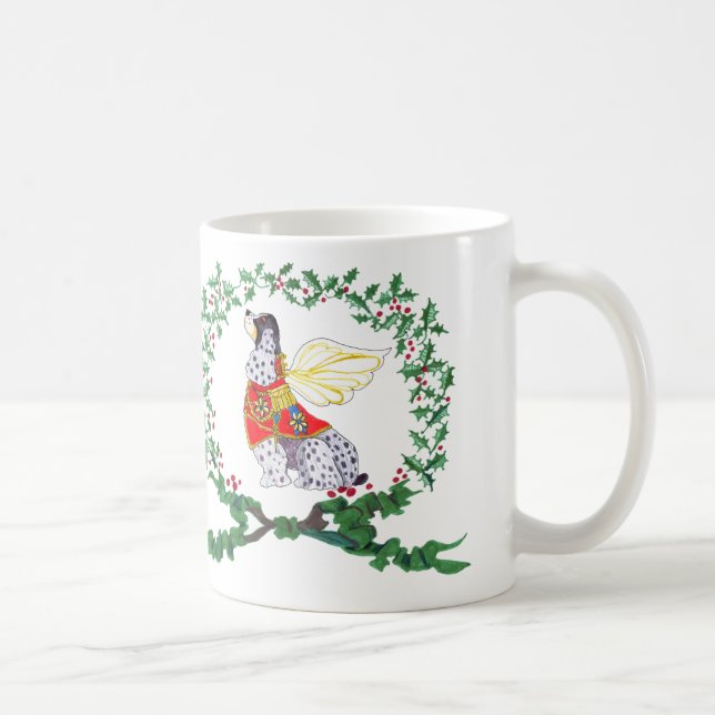 Gulliver's Angels Cocker Holiday Barker Mug (Right)
