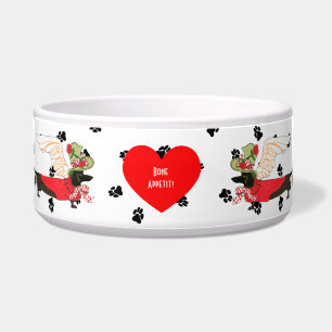 Gulliver's Angels Dachshund Dog Bowl