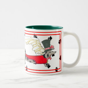 Gulliver's Angels Dapple Dachshund Pawprint Mug