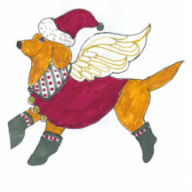 Gulliver's Angels Labrador Christmas Ornament