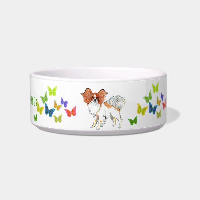 Gulliver's Angels Papillon Dog Bowl (Right)