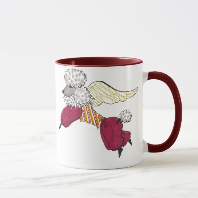 Gulliver's Angels Poodle Mug (Right)