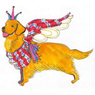 Gulliver's Golden Retriever Ornament Photo Sculpture Decoration