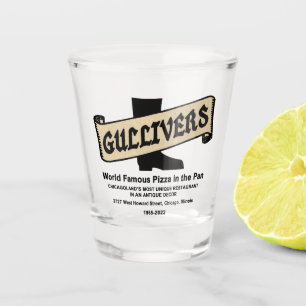 Gullivers Pizza & Restaurant, Chicago, Illinois Shot Glass