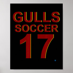 Gulls Soccer 17 Poster