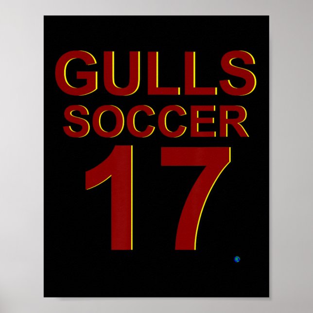 Gulls Soccer 17  Poster (Front)