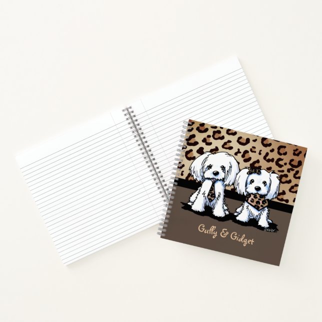 Gully and Gidget Portrait  Notebook (Inside)