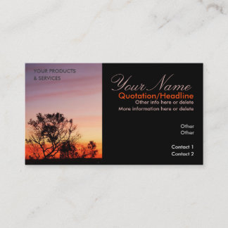 Gully Sunset Quench Business Card