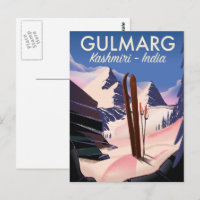 Gulmarg Kashmiri India Ski poster