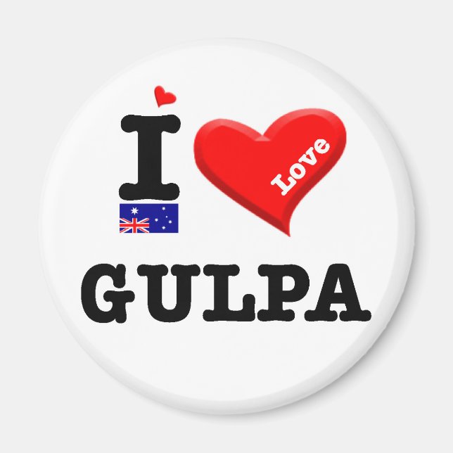 GULPA - I Love Magnet (Front)