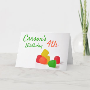 Gum Drops Birthday Party Invitation Candy theme
