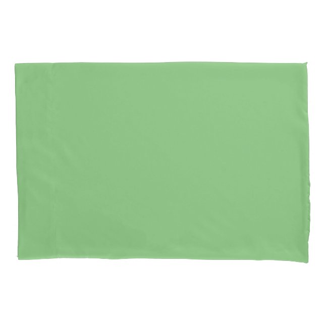 Gum Leaf,Pale Leaf,Pixie Green, Pillowcase (Front)