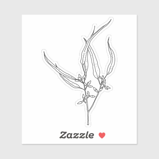 Gum Leaf Sticker (Sheet)