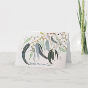 Gum Leaves Mothers Day Card