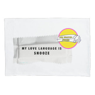 Gum Wrapper Jokes Love Language Pillow Case