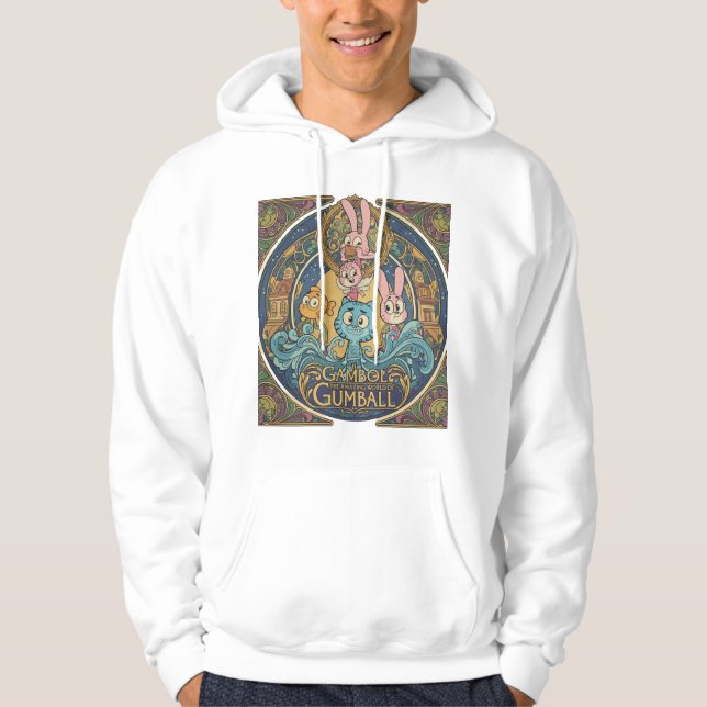 "GUMBALL" Artistic Hoodie – Urban Style Statement (Front)
